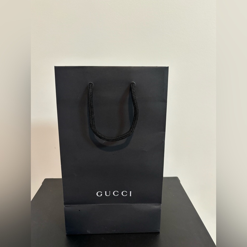 Gucci black gift bag